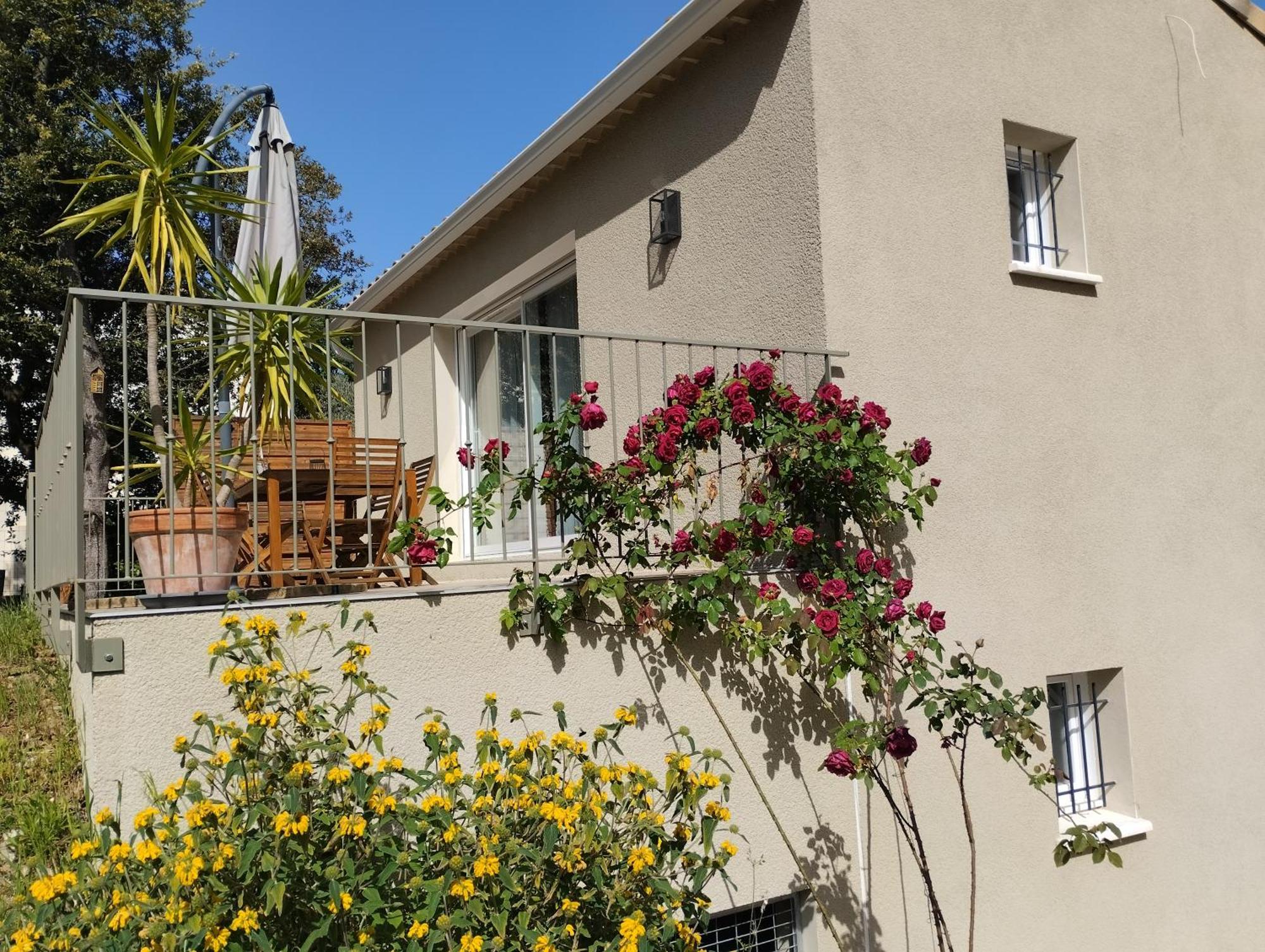 Charmante Maison Avec Jardin Aux Portes Des Gorges De L'Ardeche Saint-Julien-de-Peyrolas Extérieur photo